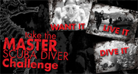 PADI Master Scuba Diver - Want It, Live It, Dive It